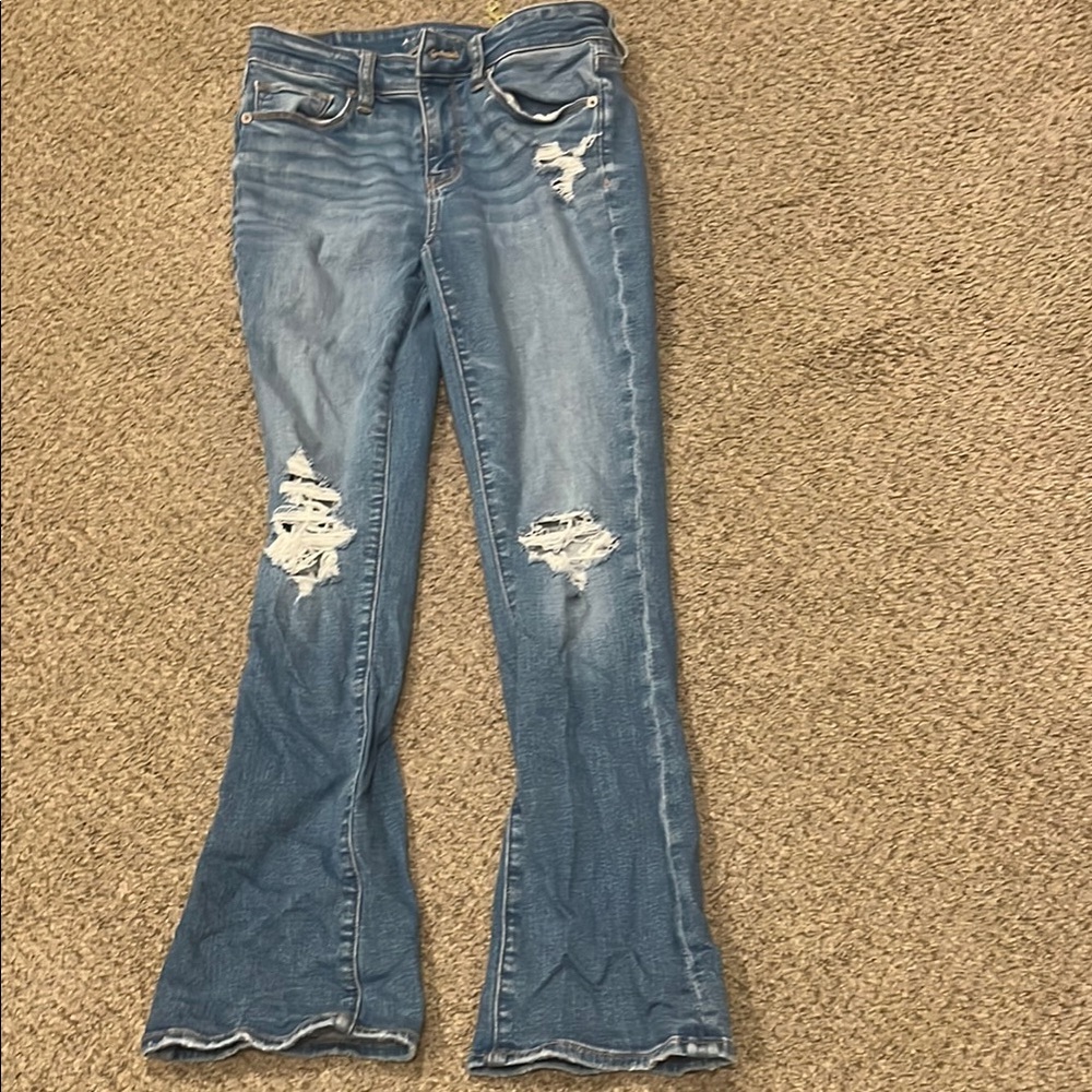 American Eagle Outfitters Blue Straight Leg Jeans